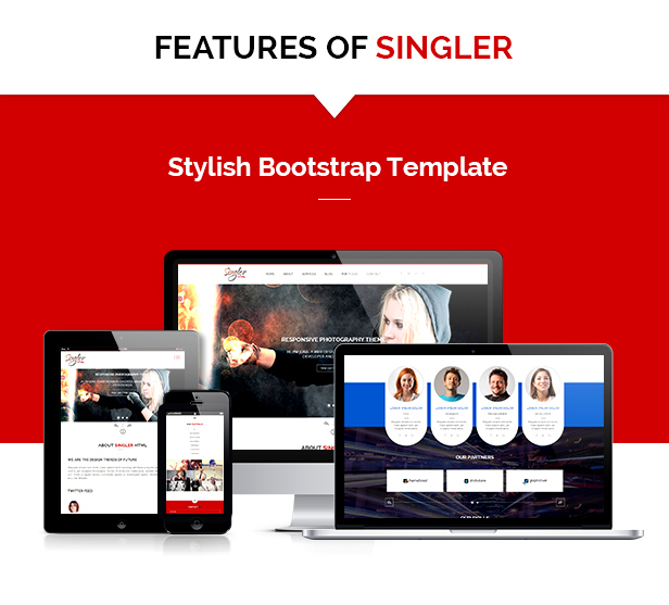 Singler One Page HTML Portfolio Template